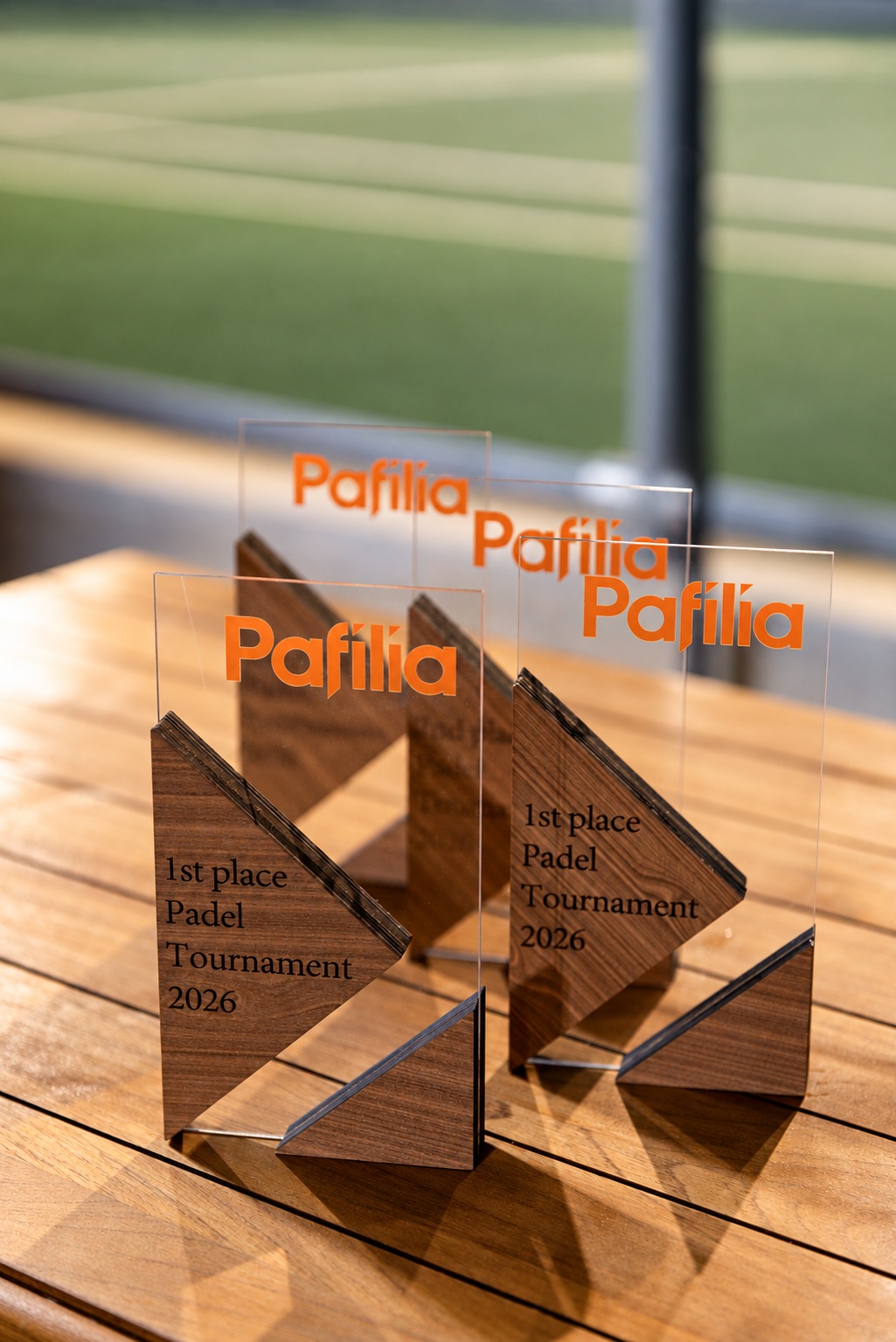 Τα τρόπαια του τουρνουά padel της Pafilia