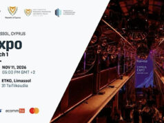 Επίσημο εικαστικό Plug and Play Cyprus Expo στο ETKO, 11 Νοεμβρίου 2026