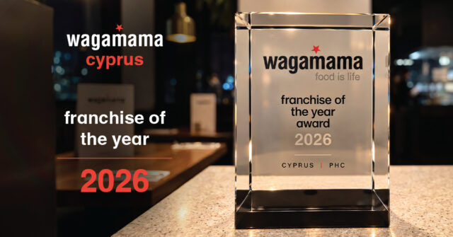 wagamama Κύπρου: Διεθνής διάκριση με το βραβείο Franchisee of the Year 2026